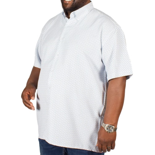 Fitzgerald Geometric Print Shirt Blue/Navy