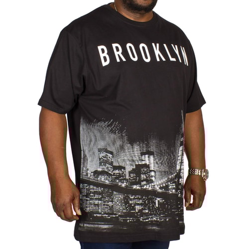 Kam Brooklyn Printed T-shirt Black