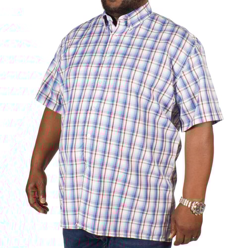 Fitzgerald Jamie Check Shirt Blue/Red