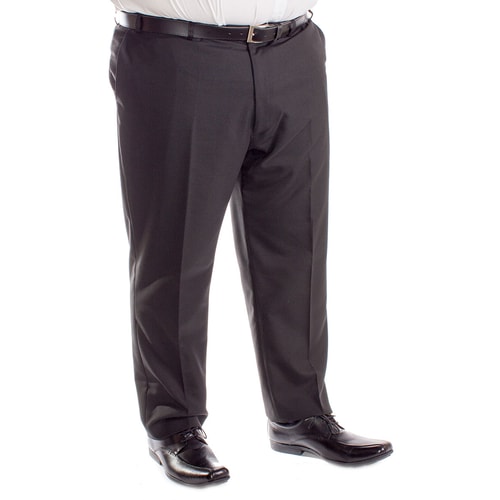 Carabou Durapress Formal Trousers Black