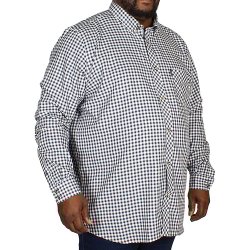 Ben Sherman Brushed Gingham Shirt Navy