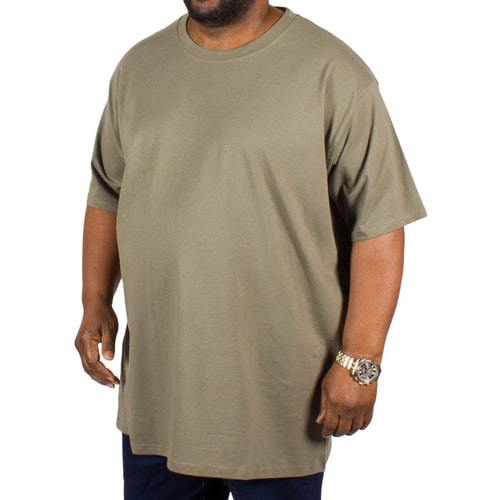 D555 Premium Cotton T-Shirts Khaki
