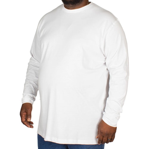 Espionage Plain Long Sleeve T-shirt White