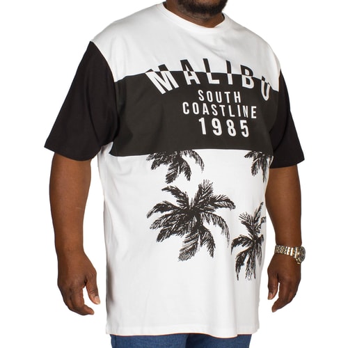 Kam Malibu Print T-shirt Black