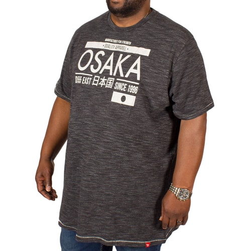 D555 Edinson Osaka Print T-Shirt Black
