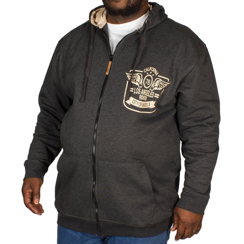Kam LA Riders Hoody Charcoal