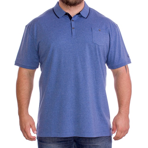 Raging Bull Blue Denim Polo Shirt