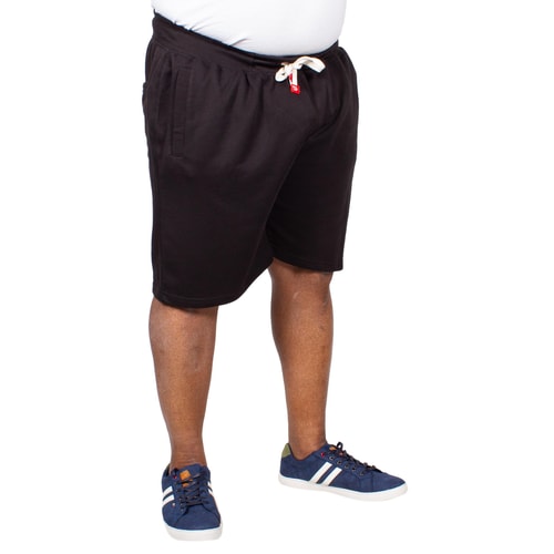 D555 Harvey Fleece Shorts Black
