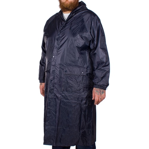 Baum Waterproof Long Coat Navy