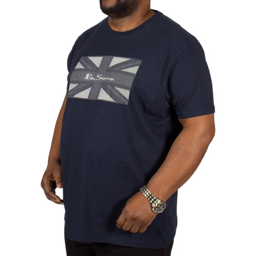 Ben Sherman Union Jack T-Shirt Navy