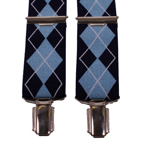 John King Extra Long Braces Blue