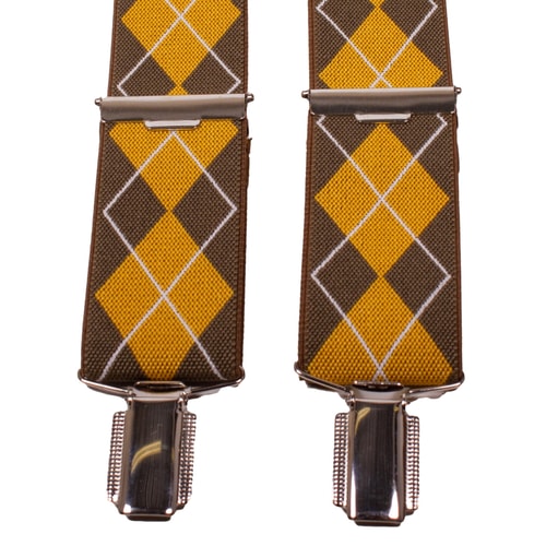 John King Extra Long Braces Yellow