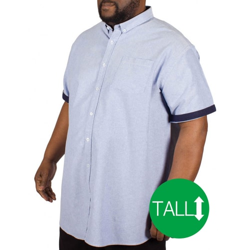 D555 Levi  Short Sleeve Shirt - Blue Tall
