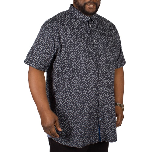 D555 Heath Floral Print Short Sleeve Shirt