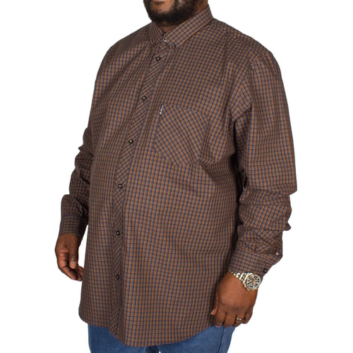 Ben Sherman Micro Check Shirt Mustard