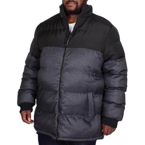 D555 Ashby Heavy Padded Jacket Black