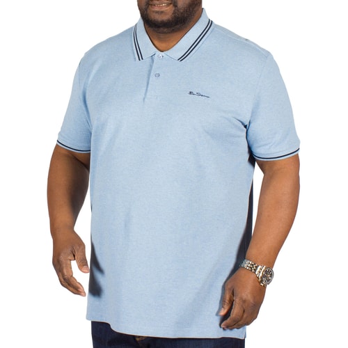 Ben Sherman Script Blue Polo Shirt