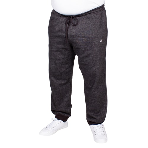 Bigdude Marl Joggers Black