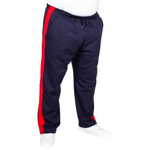 Bigdude Straight Leg Jogger With Stripe Navy