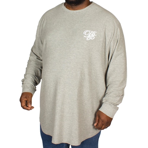 D555 Plato Long Sleeve T-Shirt Grey