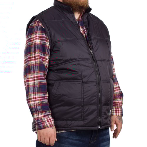 D555 Padded Shaun Bodywarmer Black
