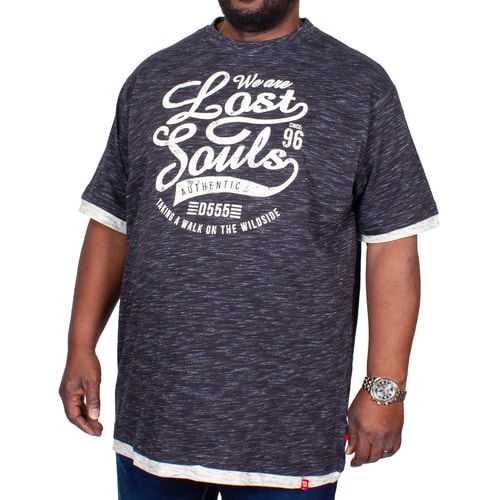 D555 Maiden Lost Souls Print T-Shirt Black