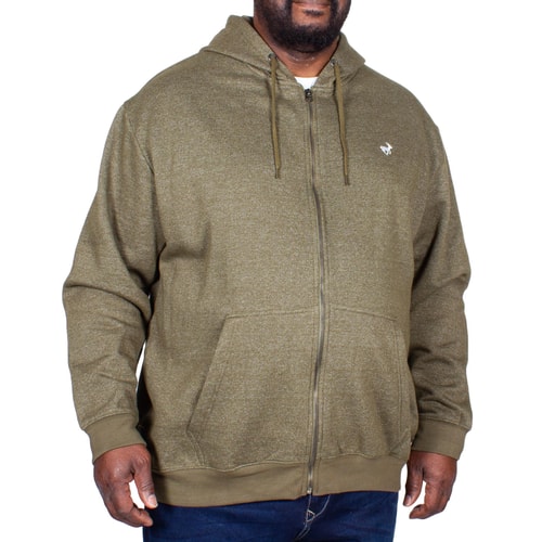 Bigdude Marl Full Zip Hoody Khaki