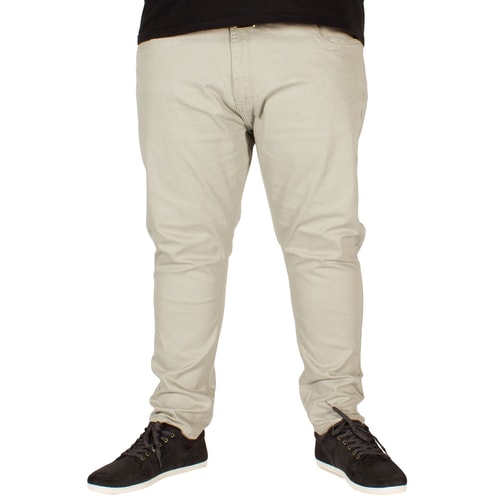 KAM Alba Stretch Chinos Stone