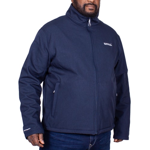 Regatta Carby Softshell Water Repellent Jacket Navy