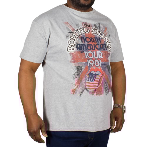 Replika Rolling Stones Print T-Shirt