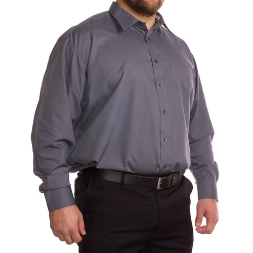 Rael Brook Long Sleeve Charcoal Shirt