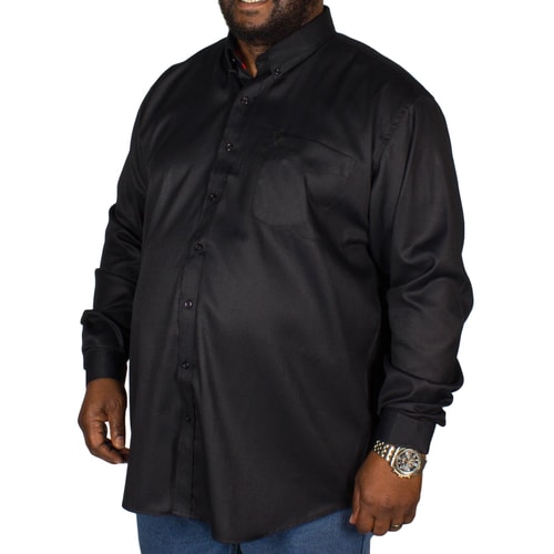 Espionage Oxford Long Sleeve Shirt Black