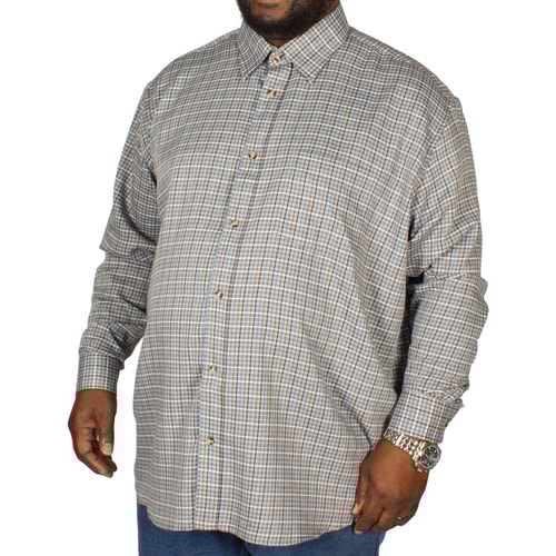 Cotton Valley County Check Long Sleeve Shirt Grey