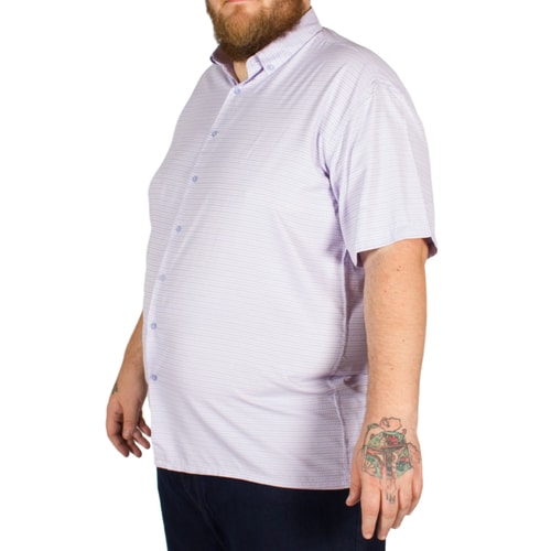 Fitzgerald Amos Heart and Diamond Print Shirt Purple