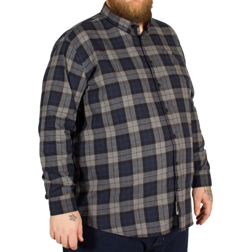 D555 Watson Check Shirt Grey