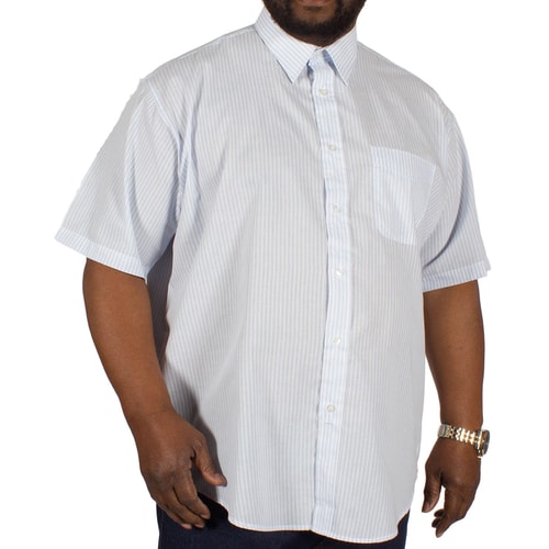 Metaphor Short Sleeve Classic Stripe Shirt