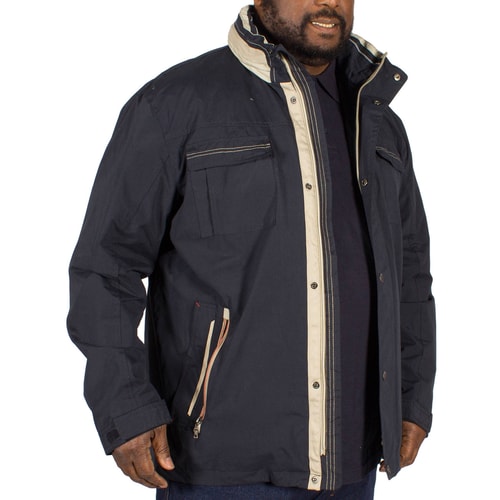 Saxon Como Coat Navy