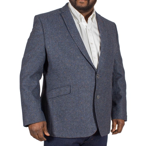 Scott Classic Donegal Blazer Blue Tailored Fit