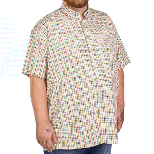 Fitzgerald Orange Check Shirt