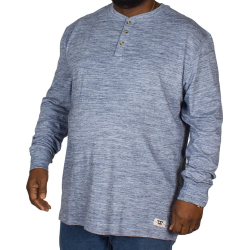 D555 Mack Grandad T-Shirt Blue