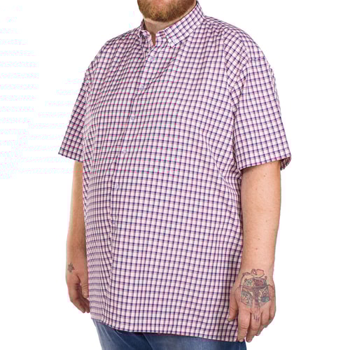 Fitzgerald Navy Check Shirt
