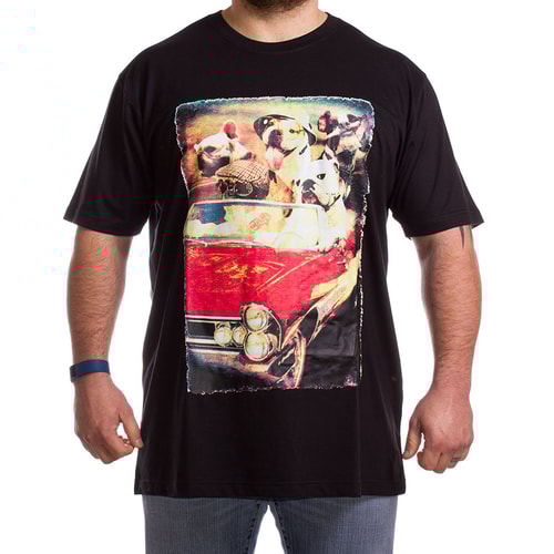 Kam Black Dogs in Car T-Shirt