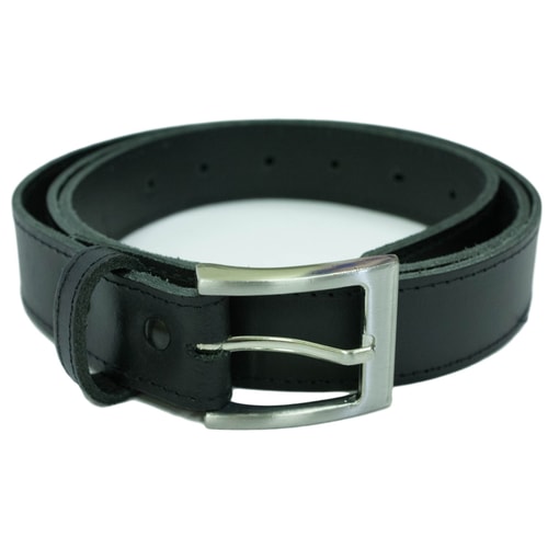 Black Thin Trouser Belt