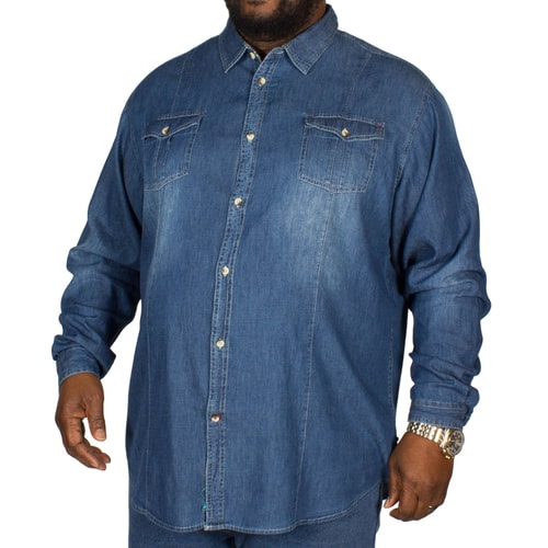 D555 Adcock Denim Shirt Blue