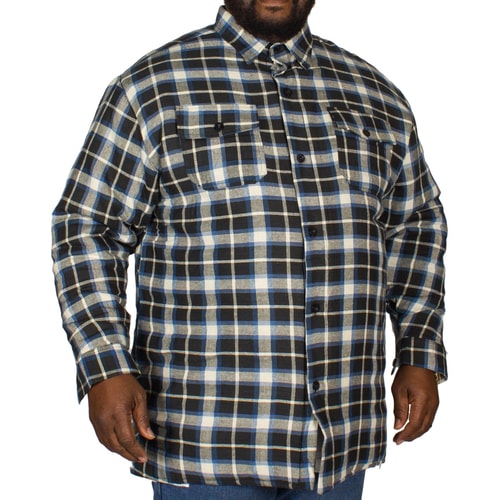 KAM Padded Shirt Black