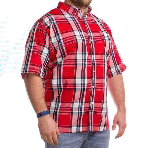 Lambretta Scarlet Tall Button Down Shirt