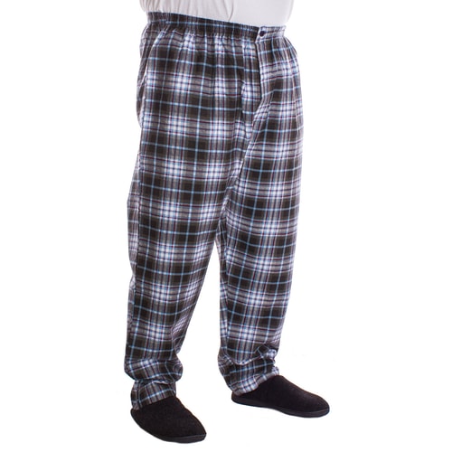 Kings Club Twin Pack Check Pyjama Bottoms