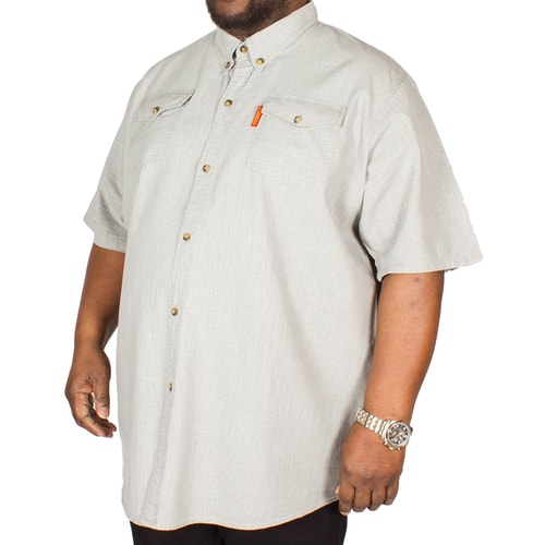 Fitzgerald Terry Linen Shirt Light Grey