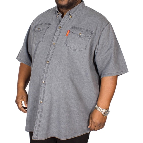 Fitzgerald Terry Linen Shirt Charcoal