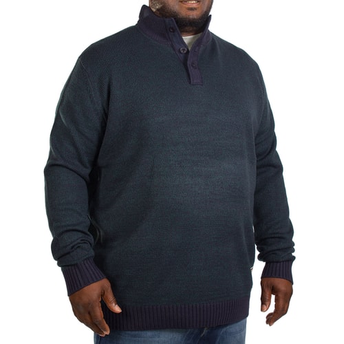 D555 Funnel Neck Jumper Green